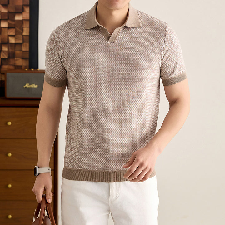 Lorenzo | Polo in Maglia Elegante