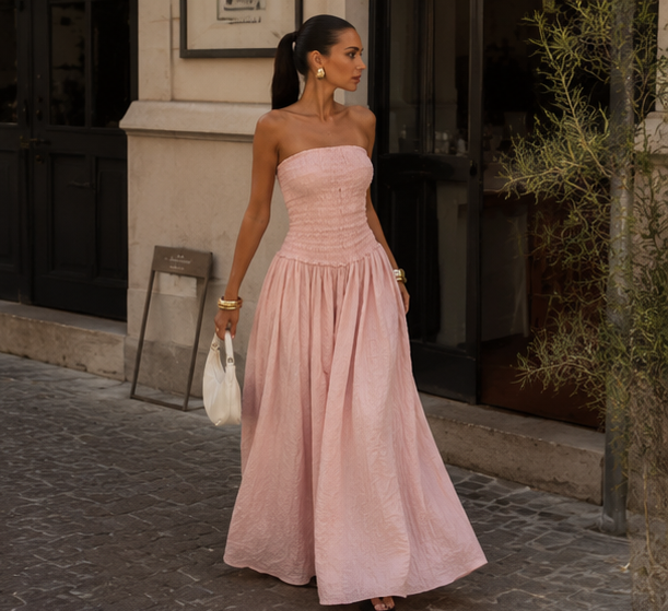 Isabella | Abito Lungo Strapless