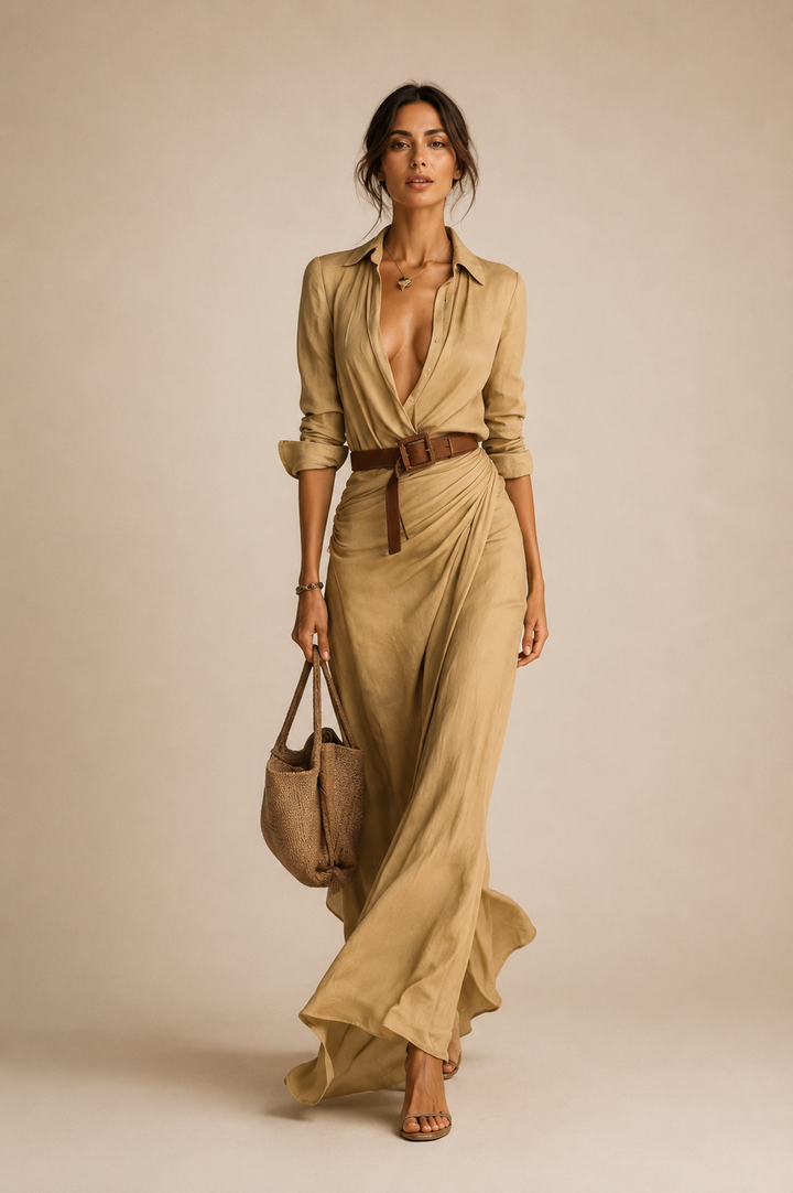 Valeria | Abito Camicia Maxi