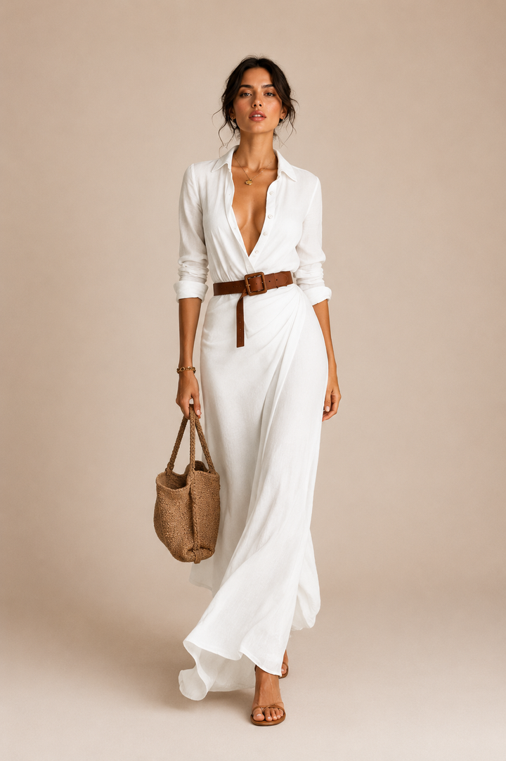 Valeria | Abito Camicia Maxi