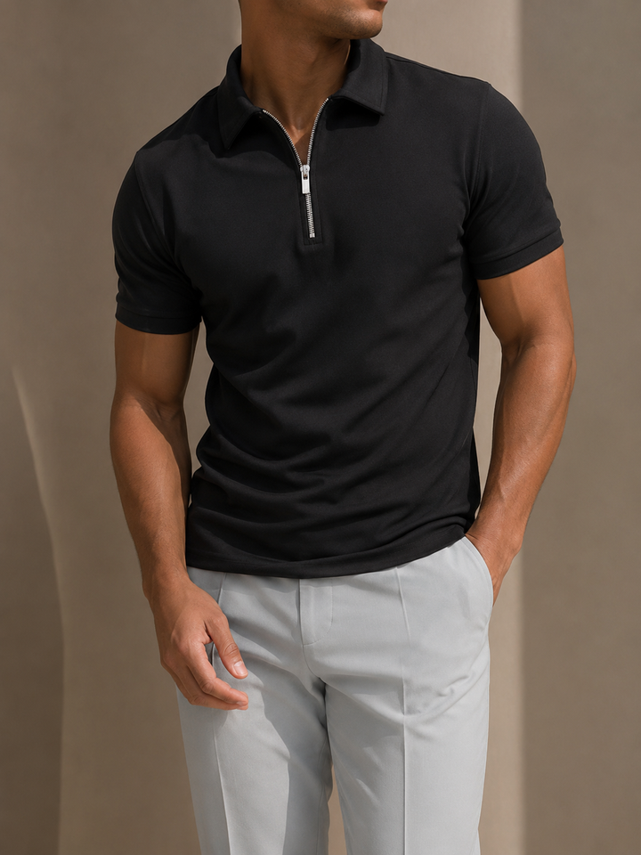 Lorenzo | Polo con Zip Elegante