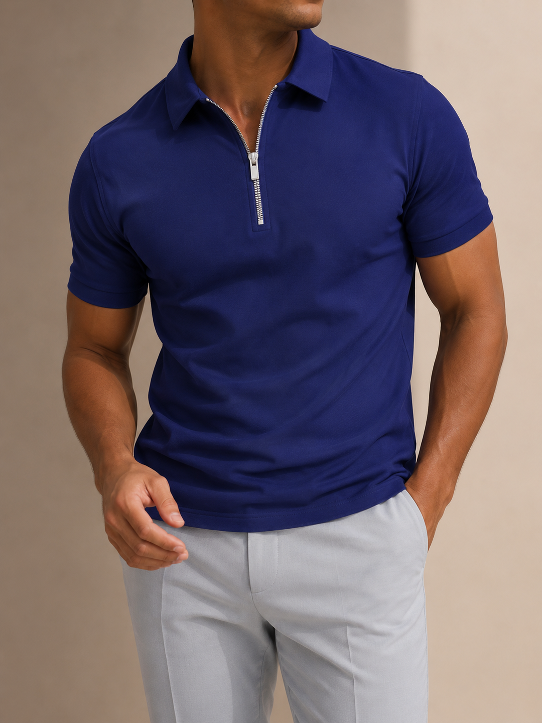 Lorenzo | Polo con Zip Elegante