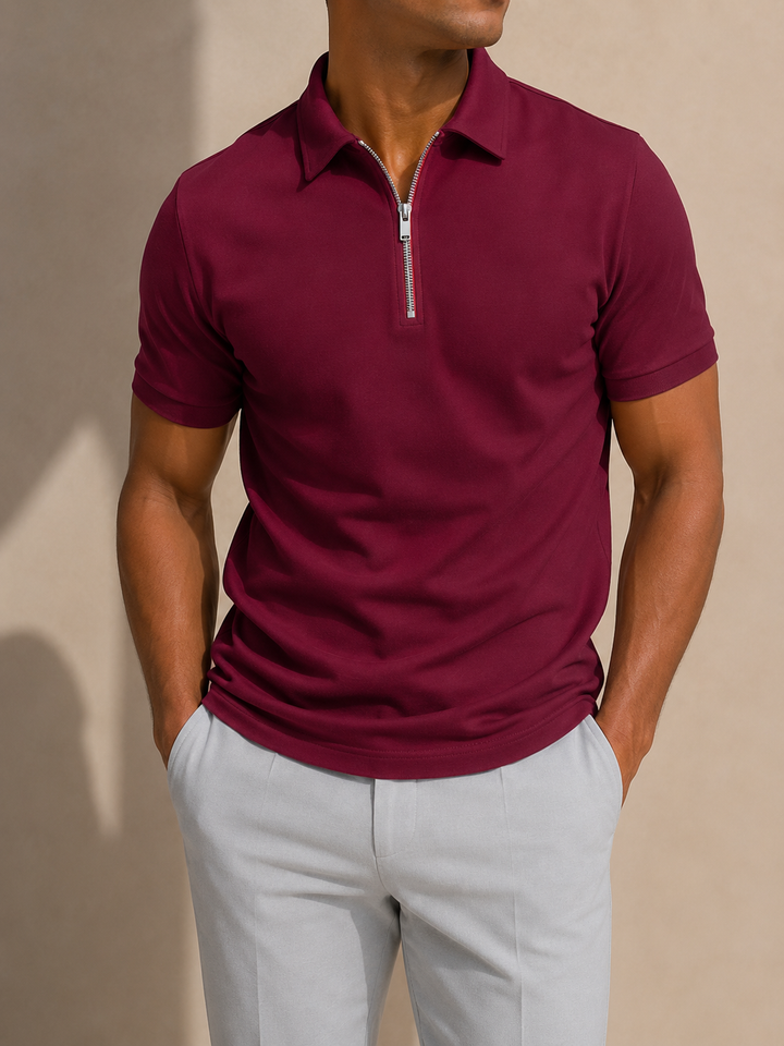 Lorenzo | Polo con Zip Elegante