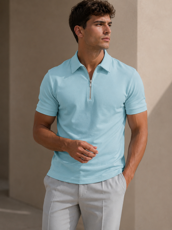 Lorenzo | Polo con Zip Elegante