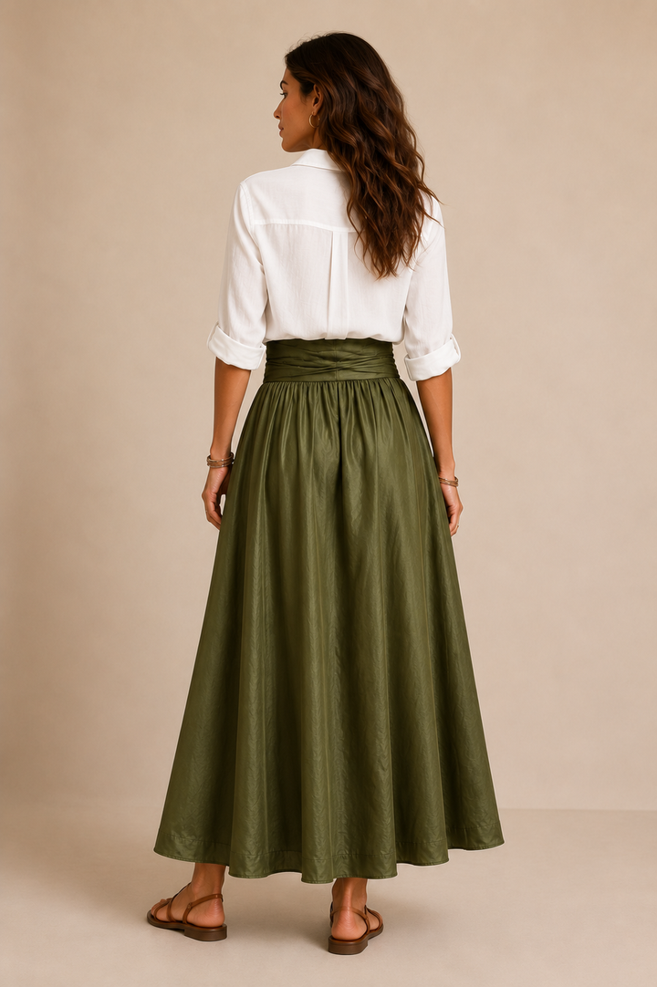 Alessia | Set Elegante con Gonna Maxi