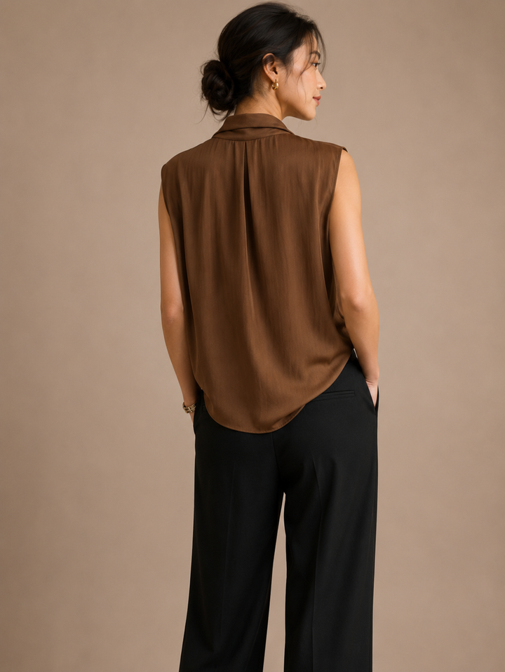 Alessia | Blusa Elegante Drappeggiata