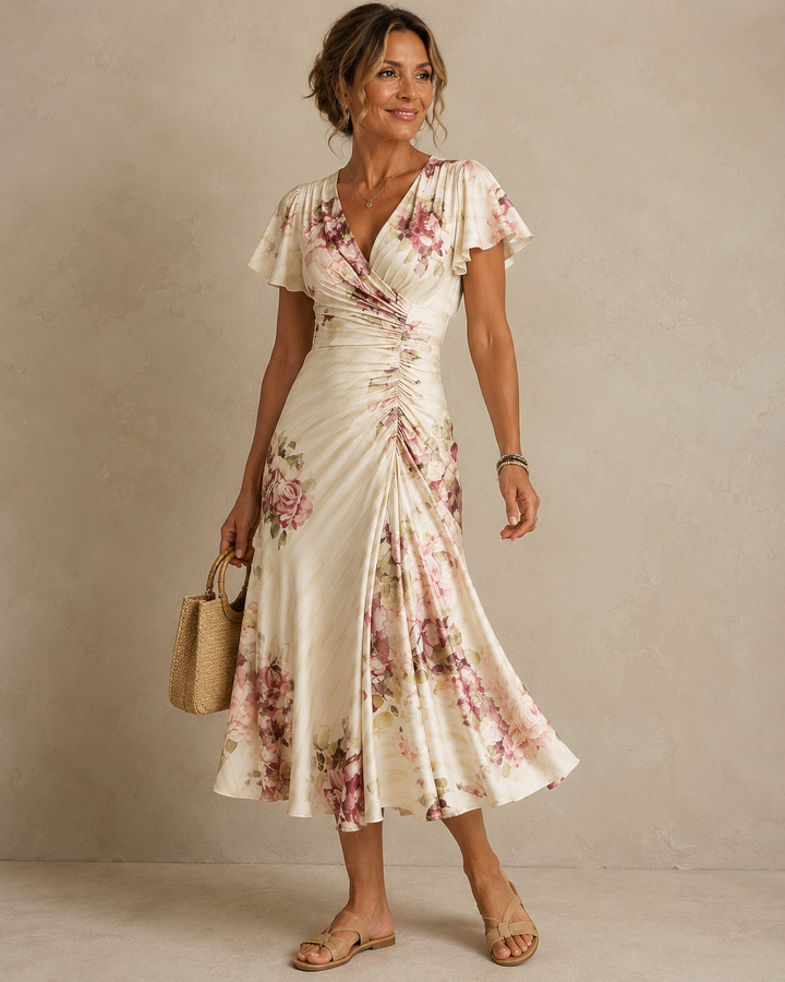 Serafina | Abito Elegante Floreale