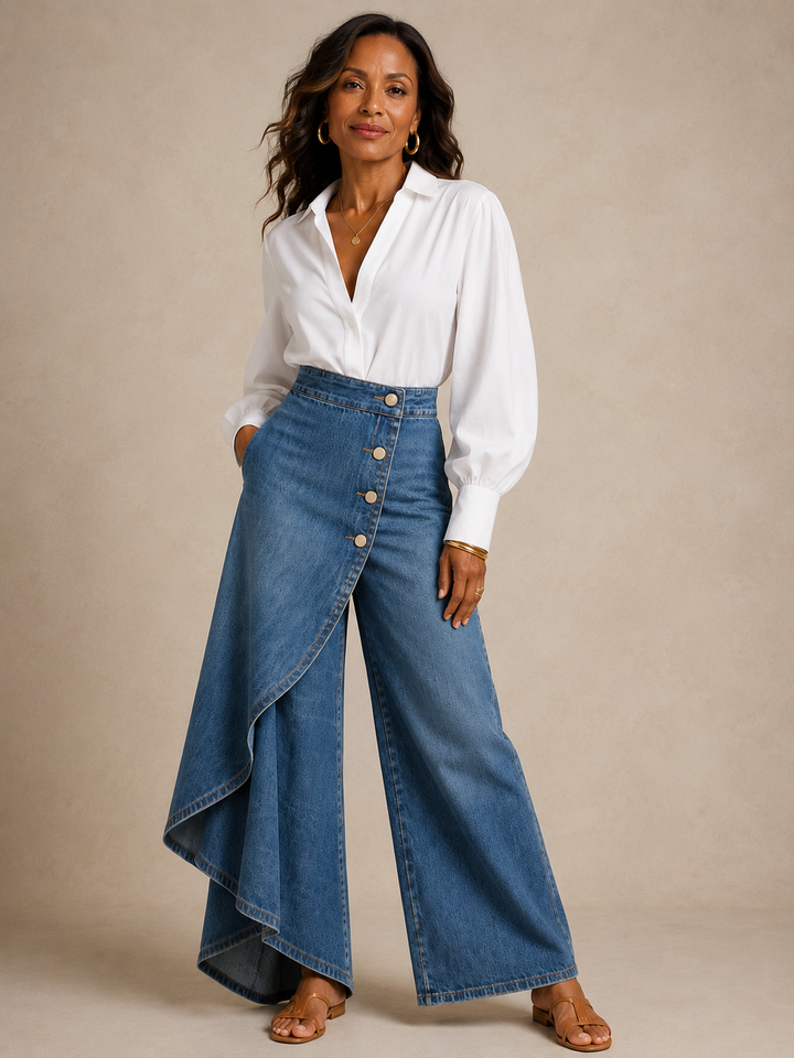 Chiara | Gonna Pantalone in Denim