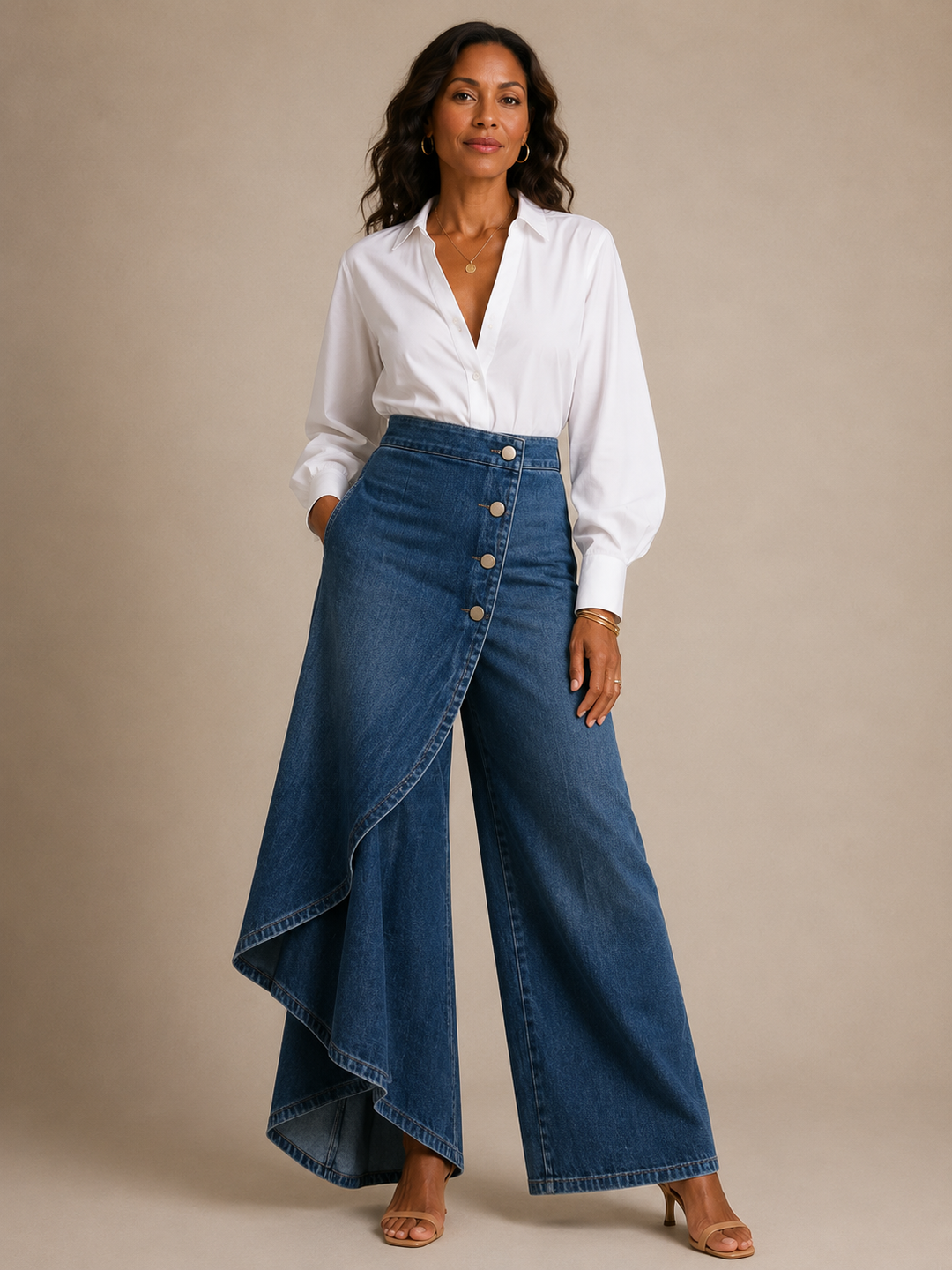Chiara | Gonna Pantalone in Denim