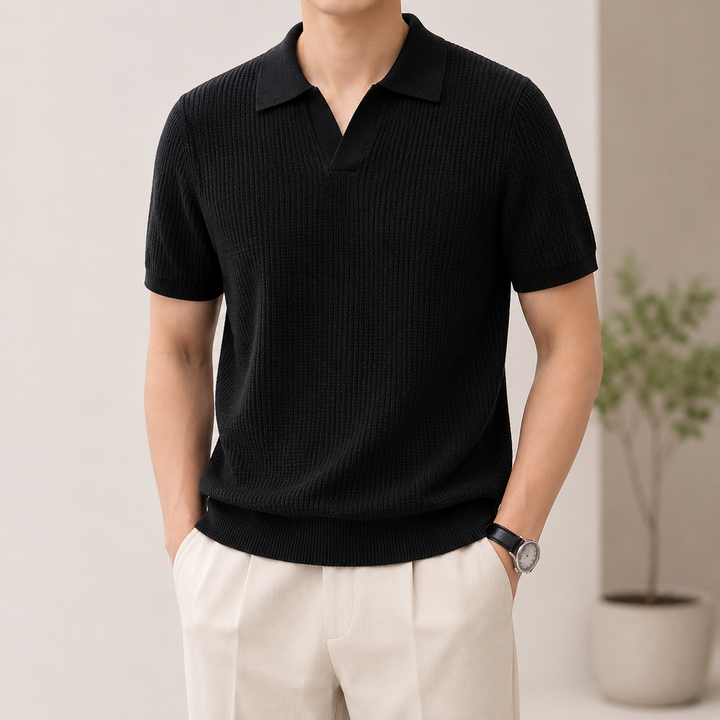 Matteo | Polo in Maglia Leagger