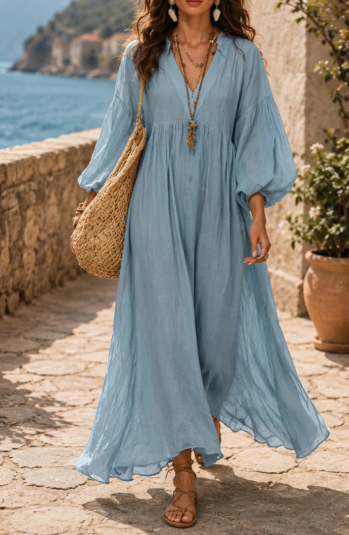 Serena | Abito Maxi Boho Elegante