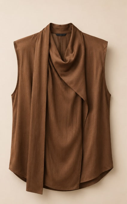Alessia | Blusa Elegante Drappeggiata