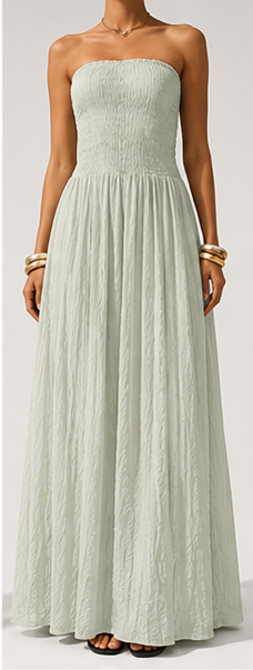 Isabella | Abito Lungo Strapless