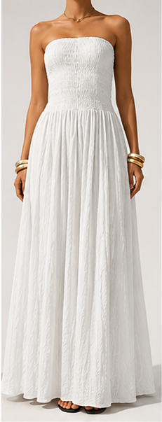 Isabella | Abito Lungo Strapless