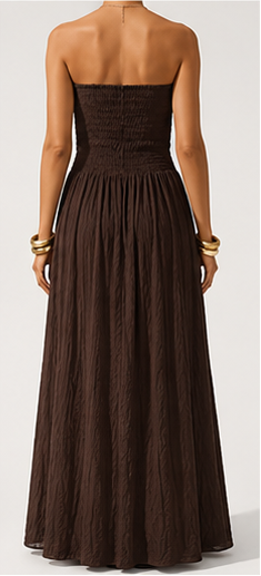 Isabella | Abito Lungo Strapless